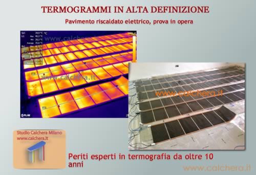 Analisi sovrapposta termografia e immagine visibile